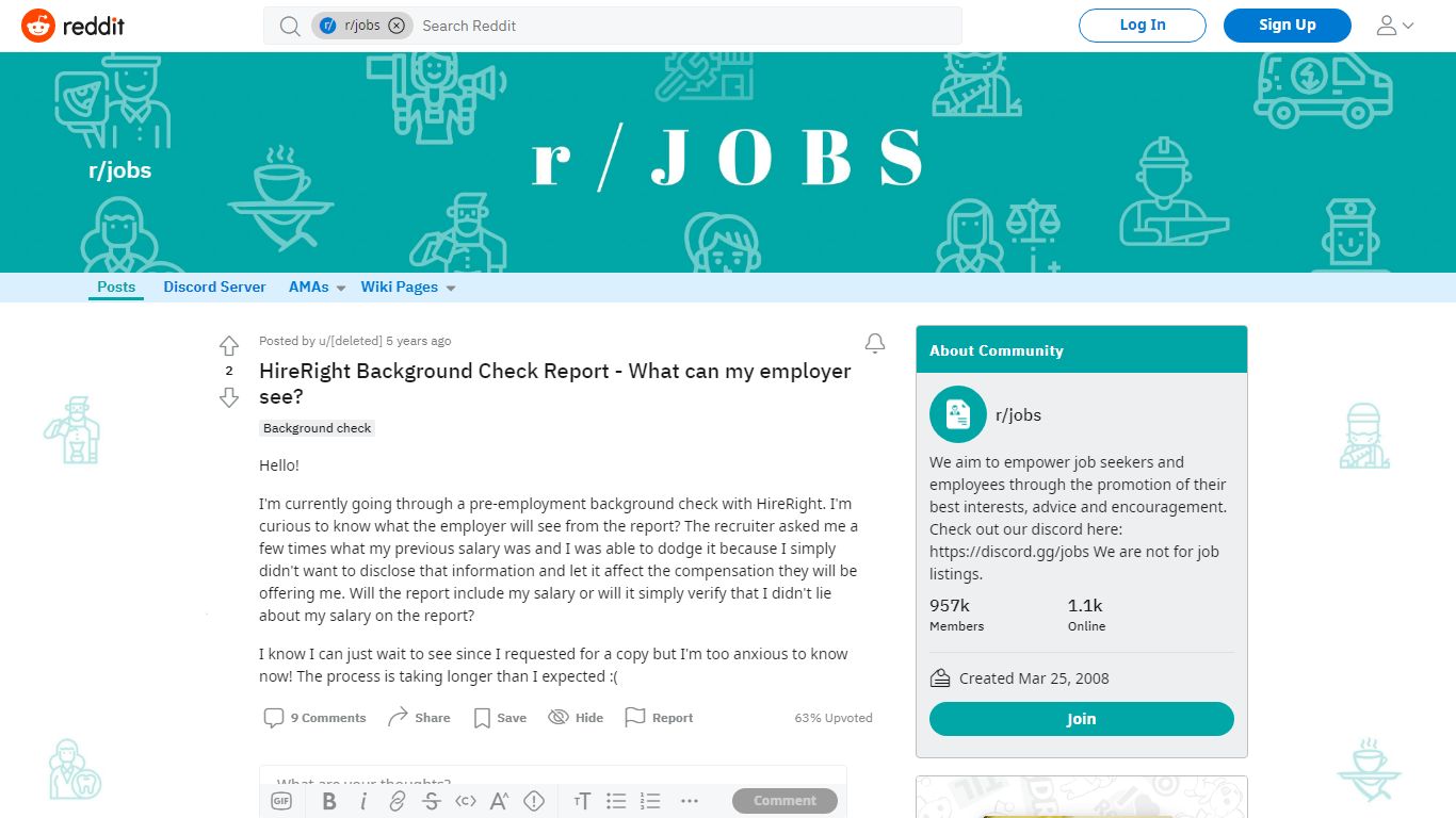 HireRight Background Check Report - What can my employer see?